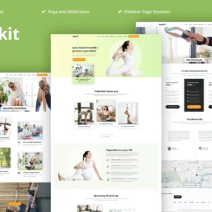 瑜伽与冥想 Elementor Template Kit