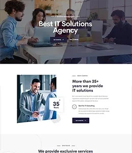 IT网络技术服务静态html网站模板