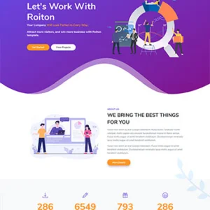 数字信息网络科技公司官网静态html模板