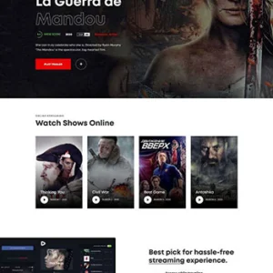 在线3D高清影院视频静态html网页模板