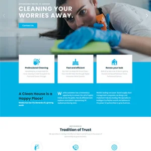 家政保洁公司官网静态html模板