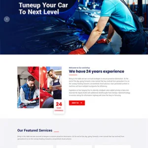 品牌汽车服务汽车维修网站HTML静态模板