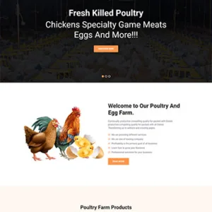 有机家禽养殖公司静态网站响应式html模板