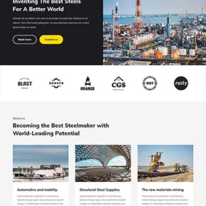 简洁的重工业集团企业官网html5模板