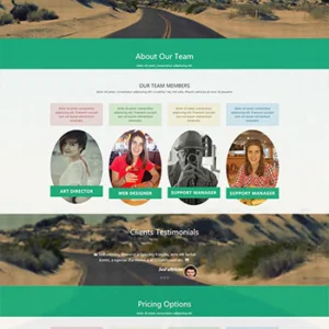 绿色企业邮箱销售单页面网站HTML5模板