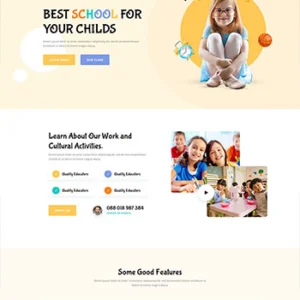 幼儿园教育培训机构HTML网页模板