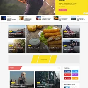 风格时尚资讯博客网站静态HTML模板