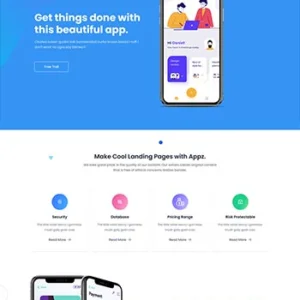 手机app应用软件官网HTML5模板