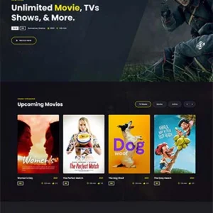 在线影院视频资源平台HTML5模板