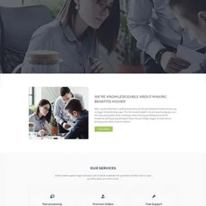多用途的商业公司展示HTML5模板