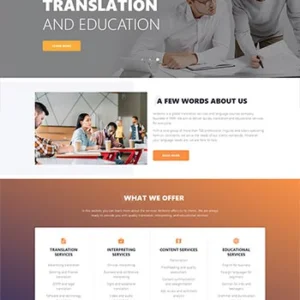 翻译机构公司网站模板