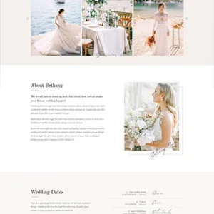 bootstrap婚礼活动策划公司网页模板