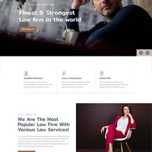 律师法务顾问公司HTML网页模板