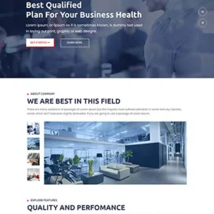 商务咨询管理公司HTML5模板