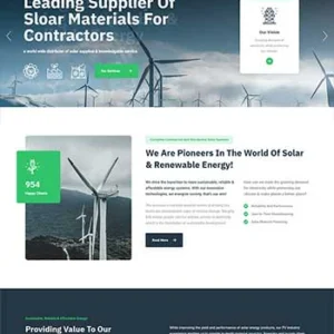 大气的新能源企业官网html5模板