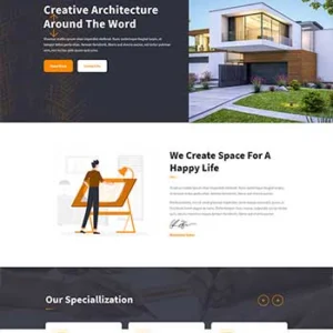 建筑设计公司官网HTML模板