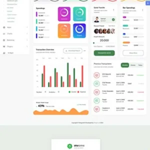 电商销售统计管理ui框架模板