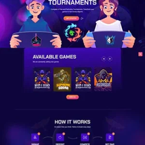 电子游戏手柄销售官网HTML模板