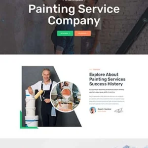 涂料油漆厂家网站响应式模板