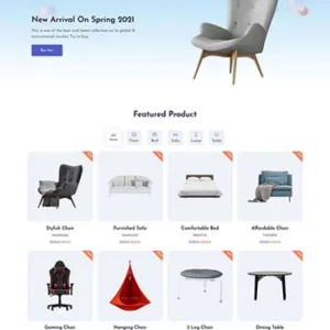 响应式的家具店铺HTML模板