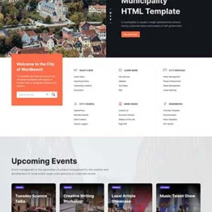 本地生活社区类网页模板
