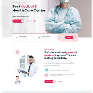 私立的服务机构HTML5模板