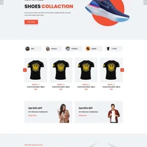 多用途的生活类电商HTML模板