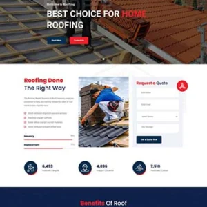 响应式的房屋建筑工程企业html模板