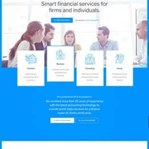 响应式的会计财务公司html5模板