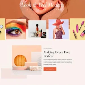 品牌化妆品商店官网html模板