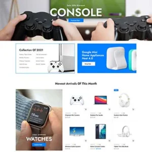 数码产品电子商务HTML响应式模板