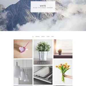 轻量级图片相册博客html模板