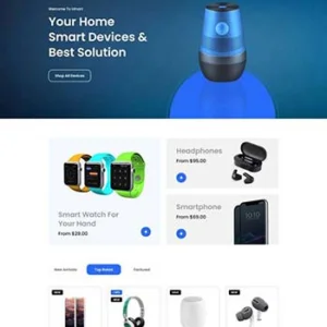 智能数码产品销售HTML商城模板