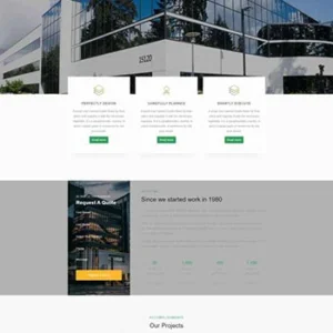 html5响应式室内装修设计网站模板下载