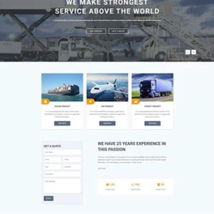 响应式html运输物流网站前端模板下载