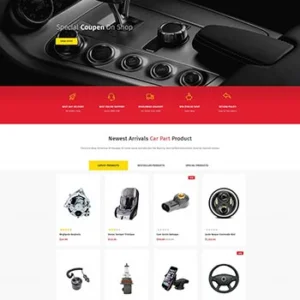 高端大气的html汽车零件电商网站模板