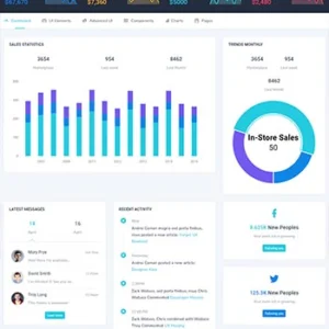 Bootstrap管理系统模板 后台管理系统网站模板