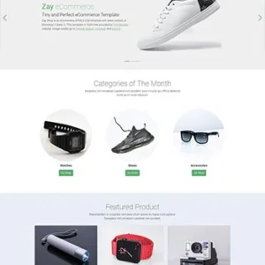 工厂制造产品商城响应式网页模板