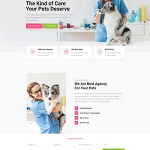 宠物网站模板源码 关于宠物的网页模板