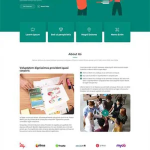 品牌设计服务公司Bootstrap模板