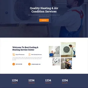 家电设备维修服务机构网站模板