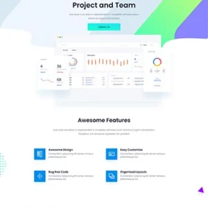 SEO数据分析营销服务公司网站模板