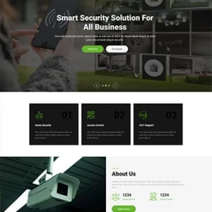 摄像头设备企业网站模板