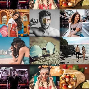 创意摄影作品图片集分享网站模板