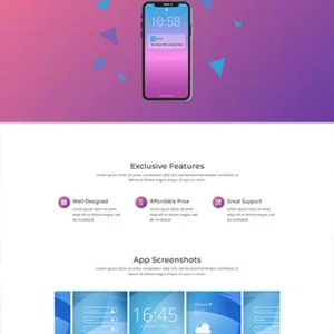 APP开发设计服务公司网站模板