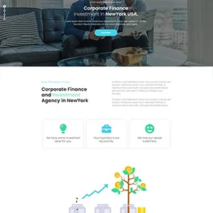 HTML5金融机构网站模板