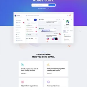 平面广告设计公司IT网络软件HTML5模板