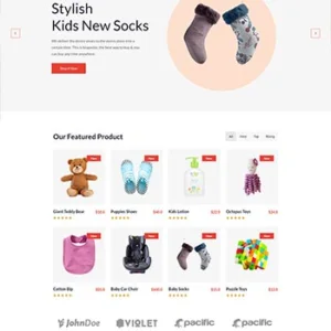 婴儿用品商店HTML5模板