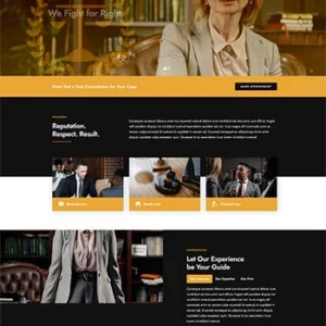 法律律师事务所HTML5网站模板