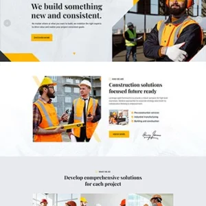 城市开发运营建筑公司网站模板